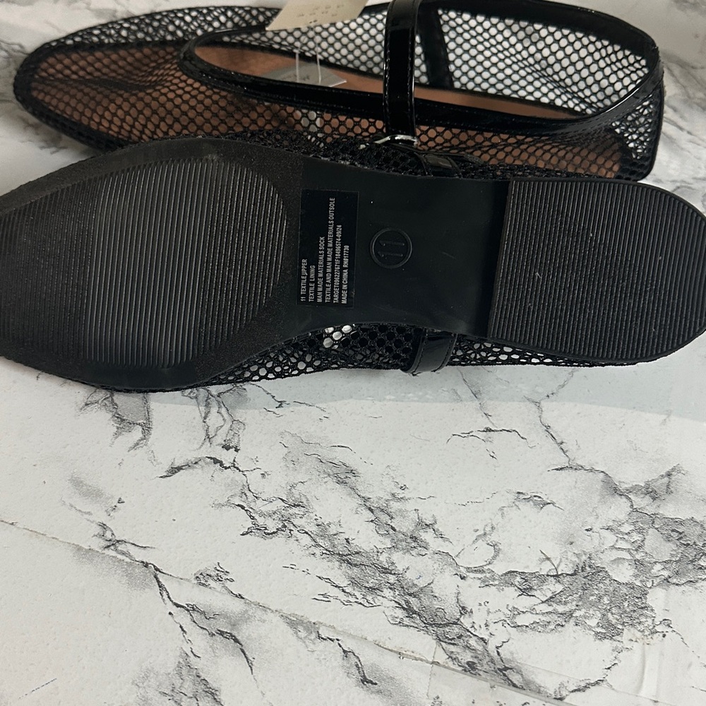 a new day Women’s Black Issa Mesh Mary Jane Flats with Memory Foam Size 11 - Picture 8 of 8